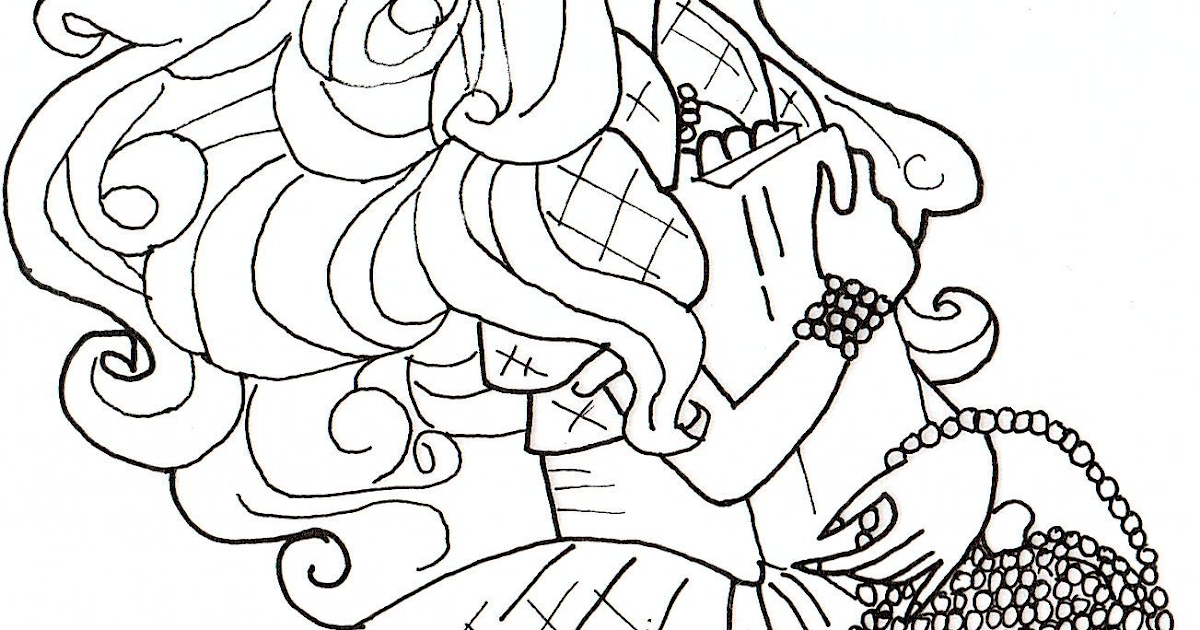 Free Printable Ever After High Coloring Pages: Apple White Coloring Sheet