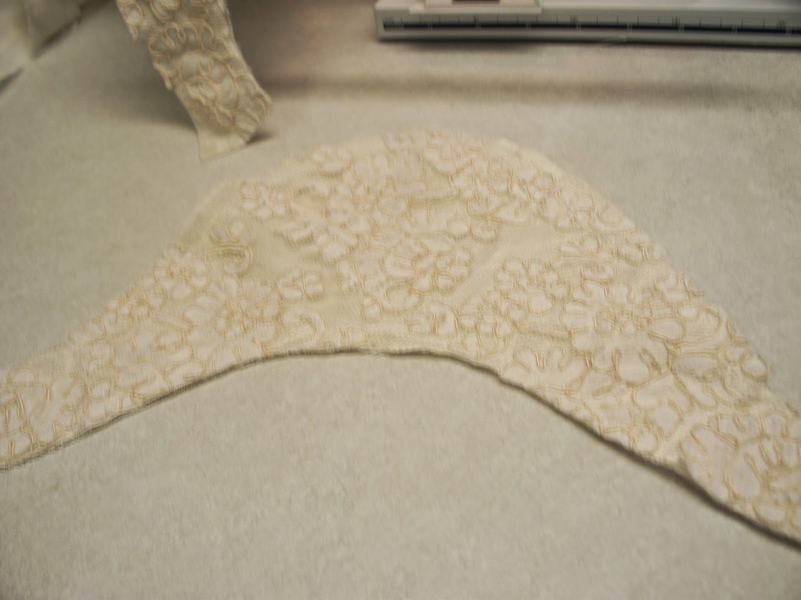 sewcreatelive How to Add Lace Sleeves and Shoulders to a Strapless