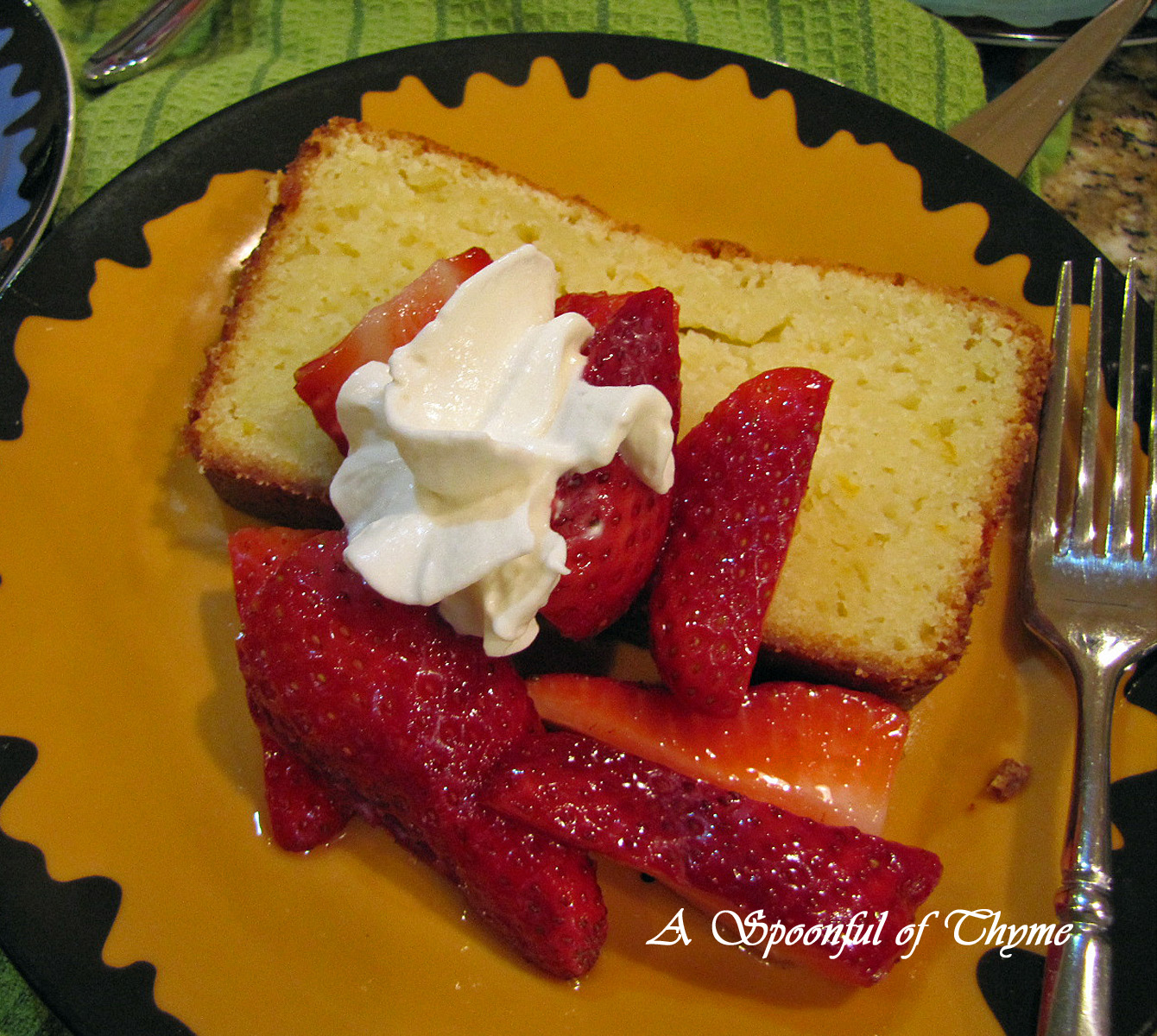 Ricotta Orange Pound Cake With Strawberries Ricotta Orange Pound Cake With Strawberries