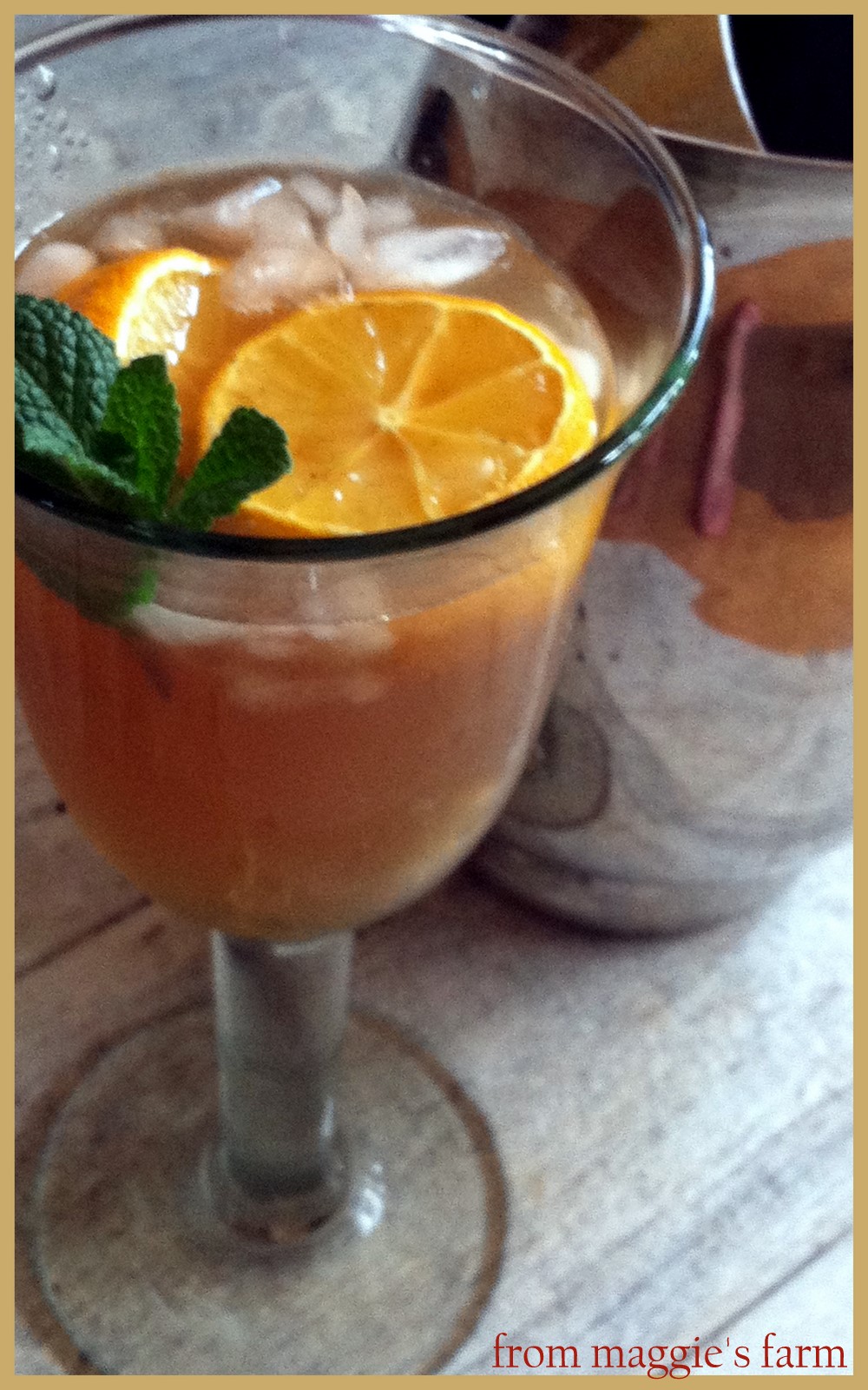 Notes from Maggie's Farm digestive penance daikon carrot cooler