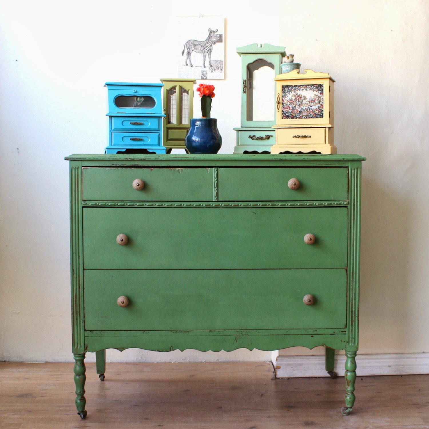 Poppyseed Creative Living Tavern Green Dresser