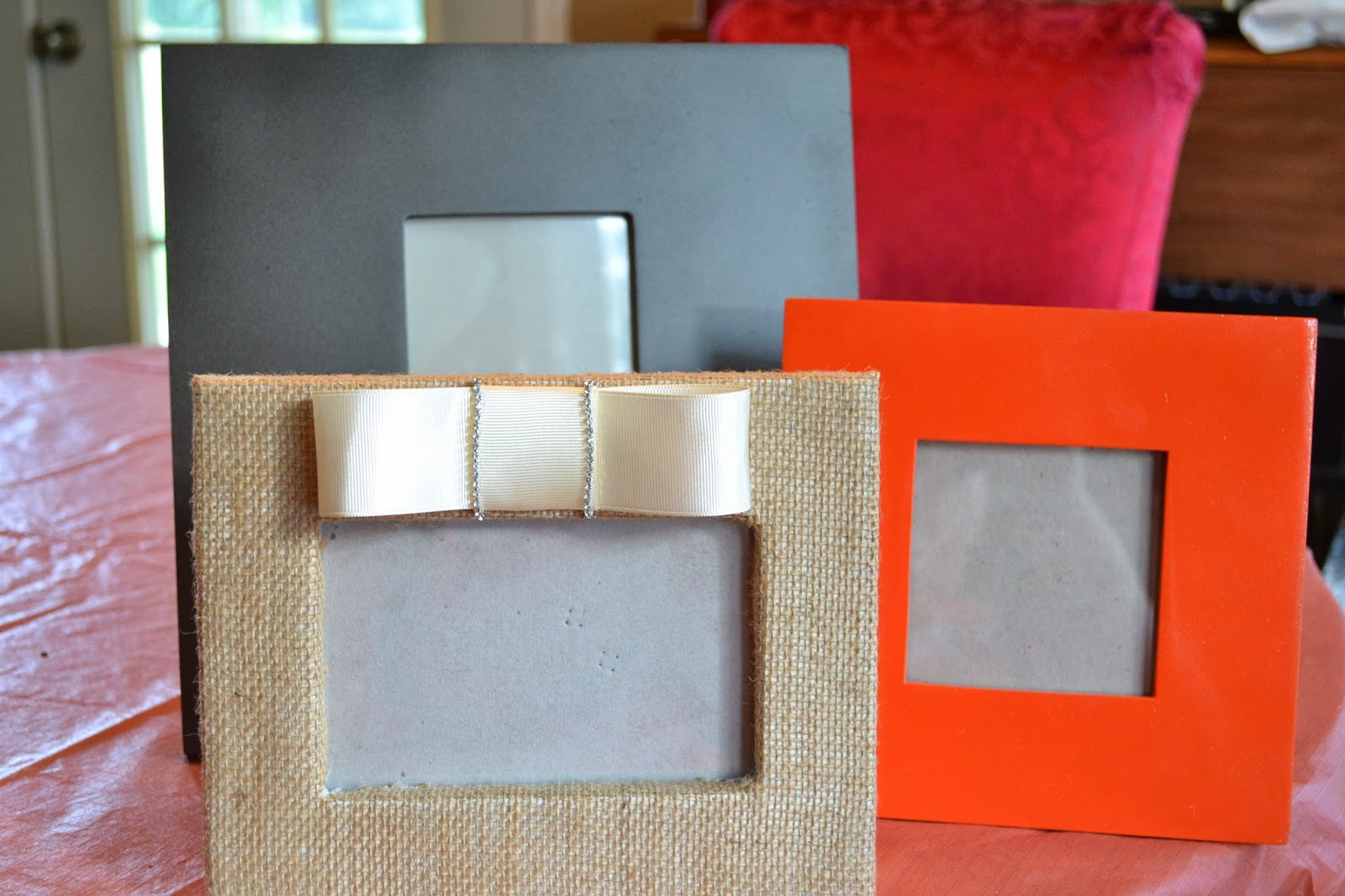 Texas Hospitality Burlap Frames