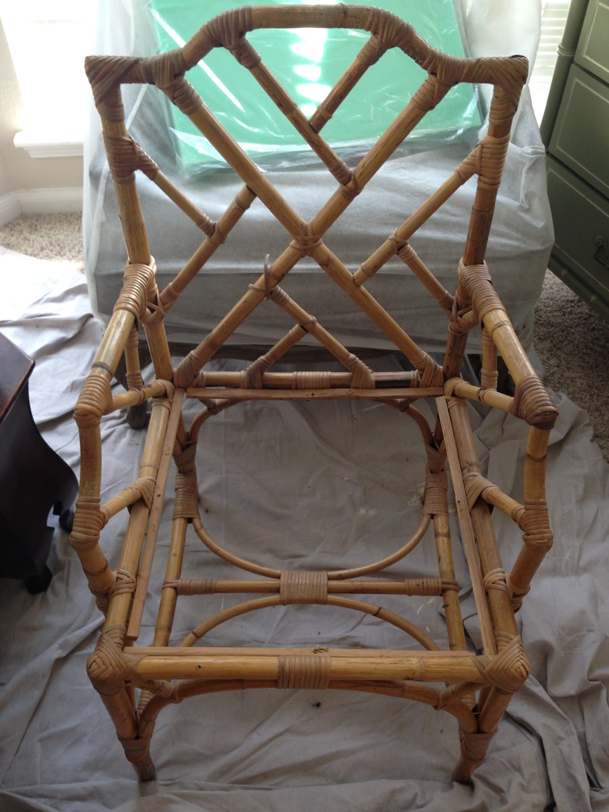 houseofniyemania A Rattan Chair Redo