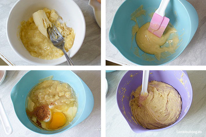Bananenbrot Rezept für Hunde Bananenbrot für Hunde backen