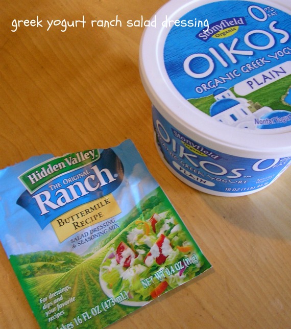 Been There. Done That. greek yogurt ranch salad dressing