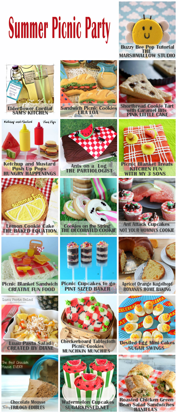 Creative Food Summer Picnic Party