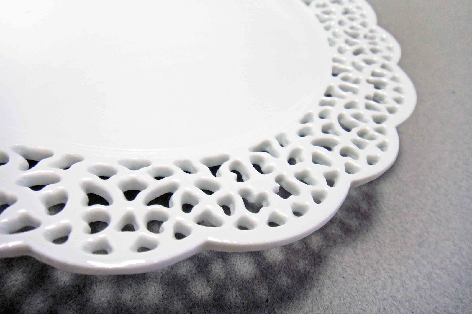 The Gilded Hare pier 1 doily plates