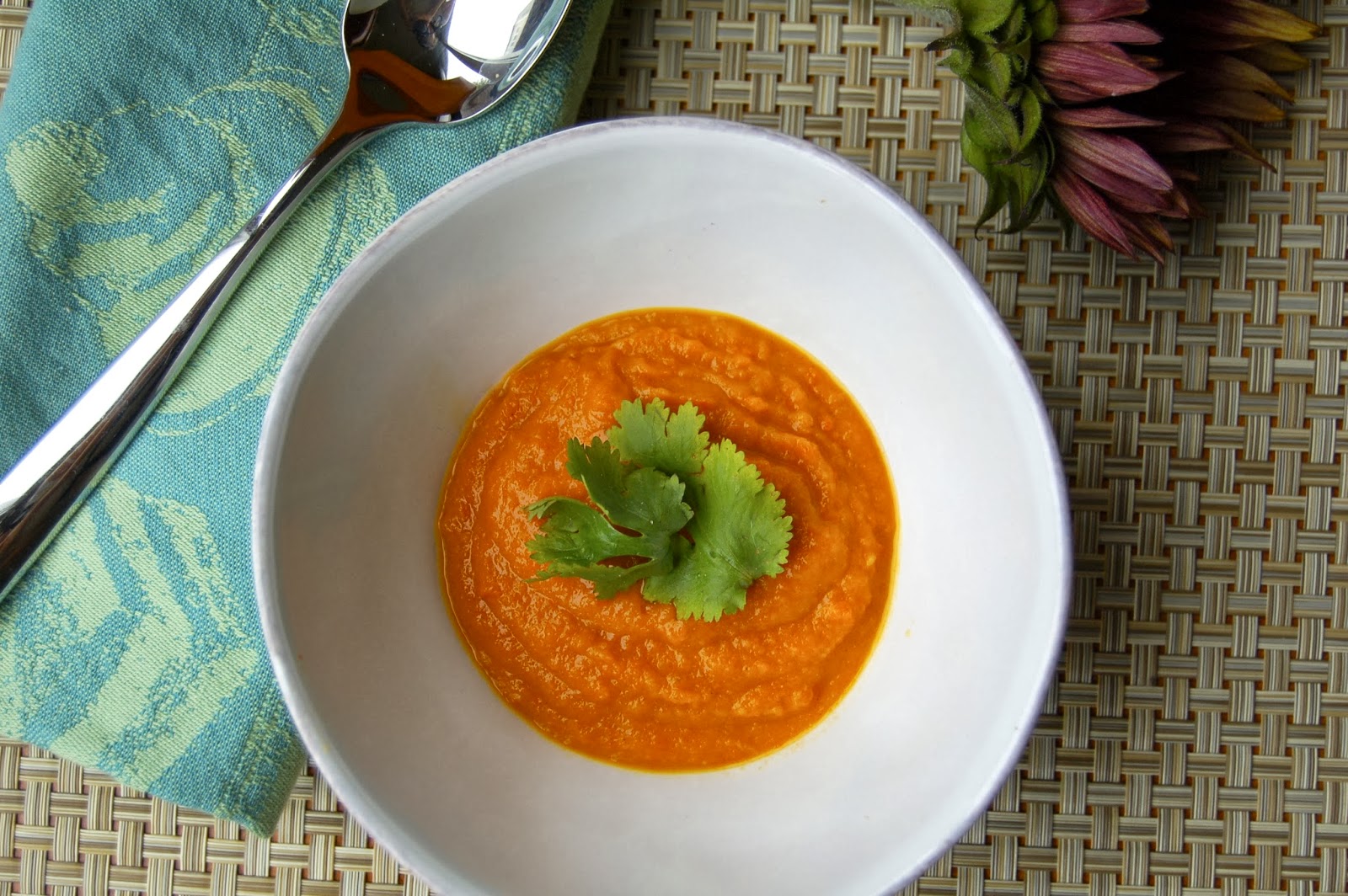 Kettler Cuisine Carrot Soup with Roasted Brussels Sprouts