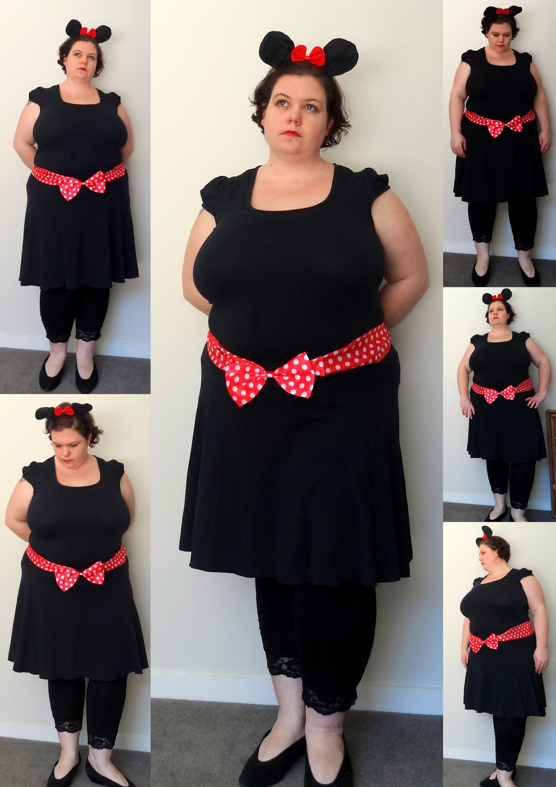 minnie mouse black dress