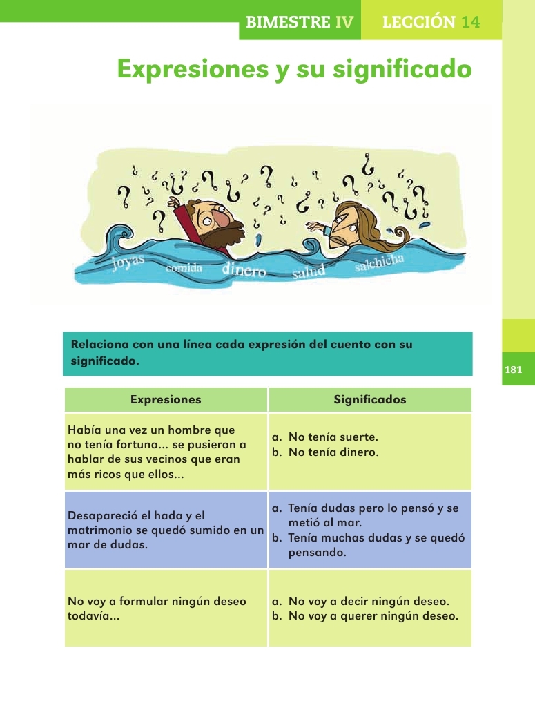 Primaria Tic 4 Grado | expresiones y su significado bimestre iv lecci 243 n 14 Primaria Tic 4 Grado | expresiones y su significado bimestre iv lecci 243 n 14