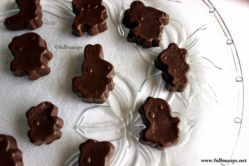 Homemade Chocolates using Dark Chocolate Full Scoops A food blog