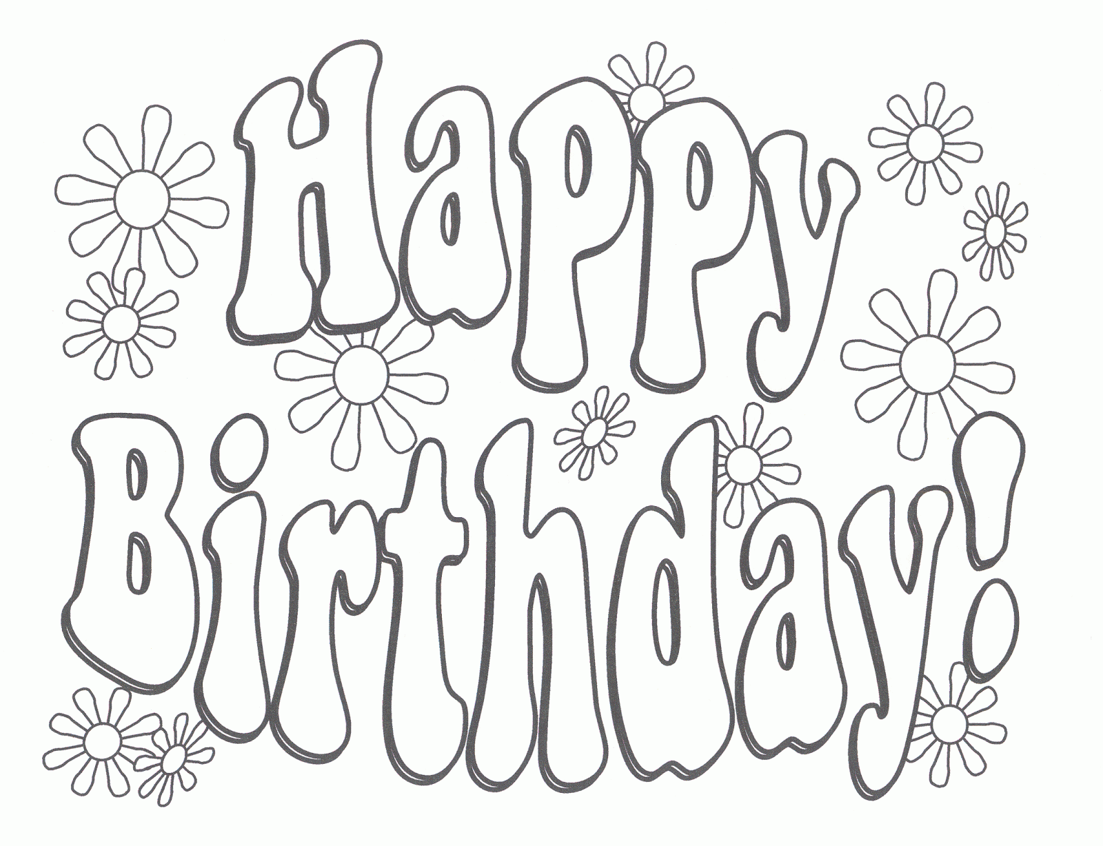 birthday coloring pages for dad | FCP