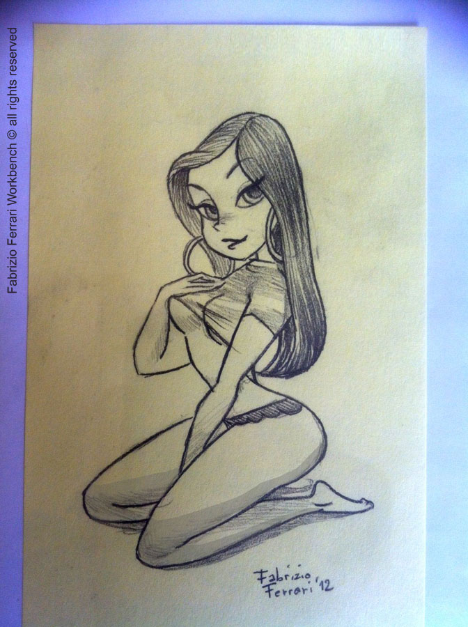 Sexy Girl on Post it. Yes it's obvious I got inspiration, but pin-ups are ... Sexy Girl on Post it. Yes it's obvious I got inspiration, but pin-ups are ...