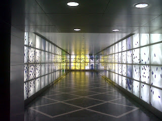 25 Canada Square, below ground