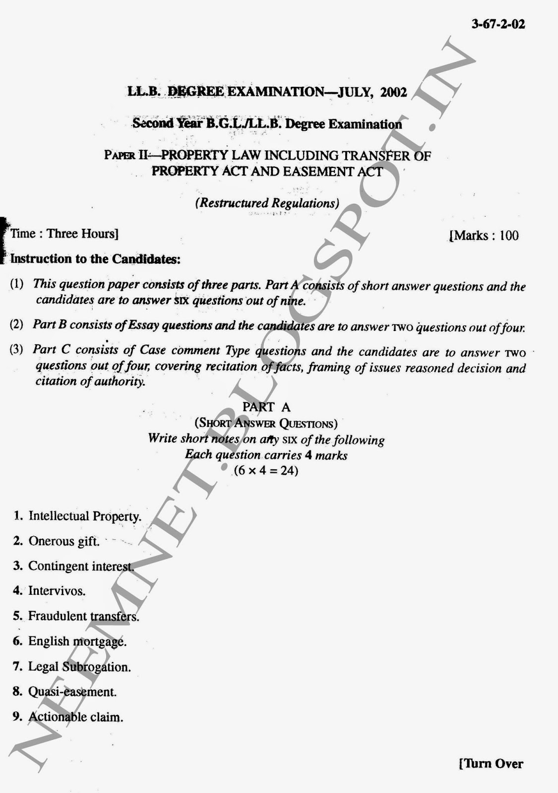 3 part essay structure