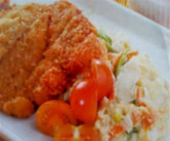 Tonkatsu con ensalada alemana de papa recetas
