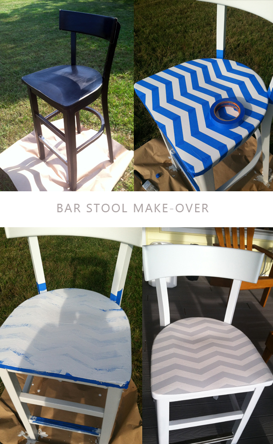 Meant For A Moment Designs Fresh New Chevron Barstool Diy Fresh New Chevron Barstool Diy