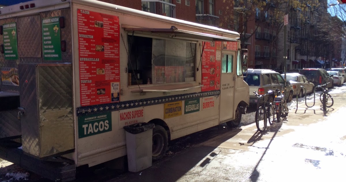 Taco NYC Taco King Truck Corner of Bleecker & Thompson Greenwich
