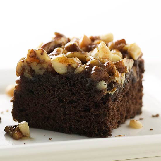 My Favorite Things 3Nut UpsideDown Chocolate Cake