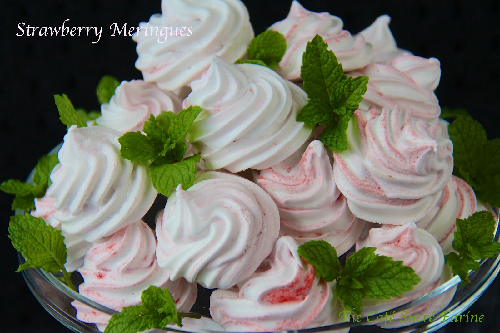 Strawberry Meringues The Café Sucre Farine