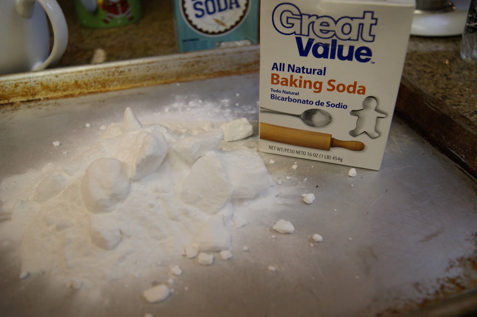Canarella Baking Soda to Washing Soda POOF