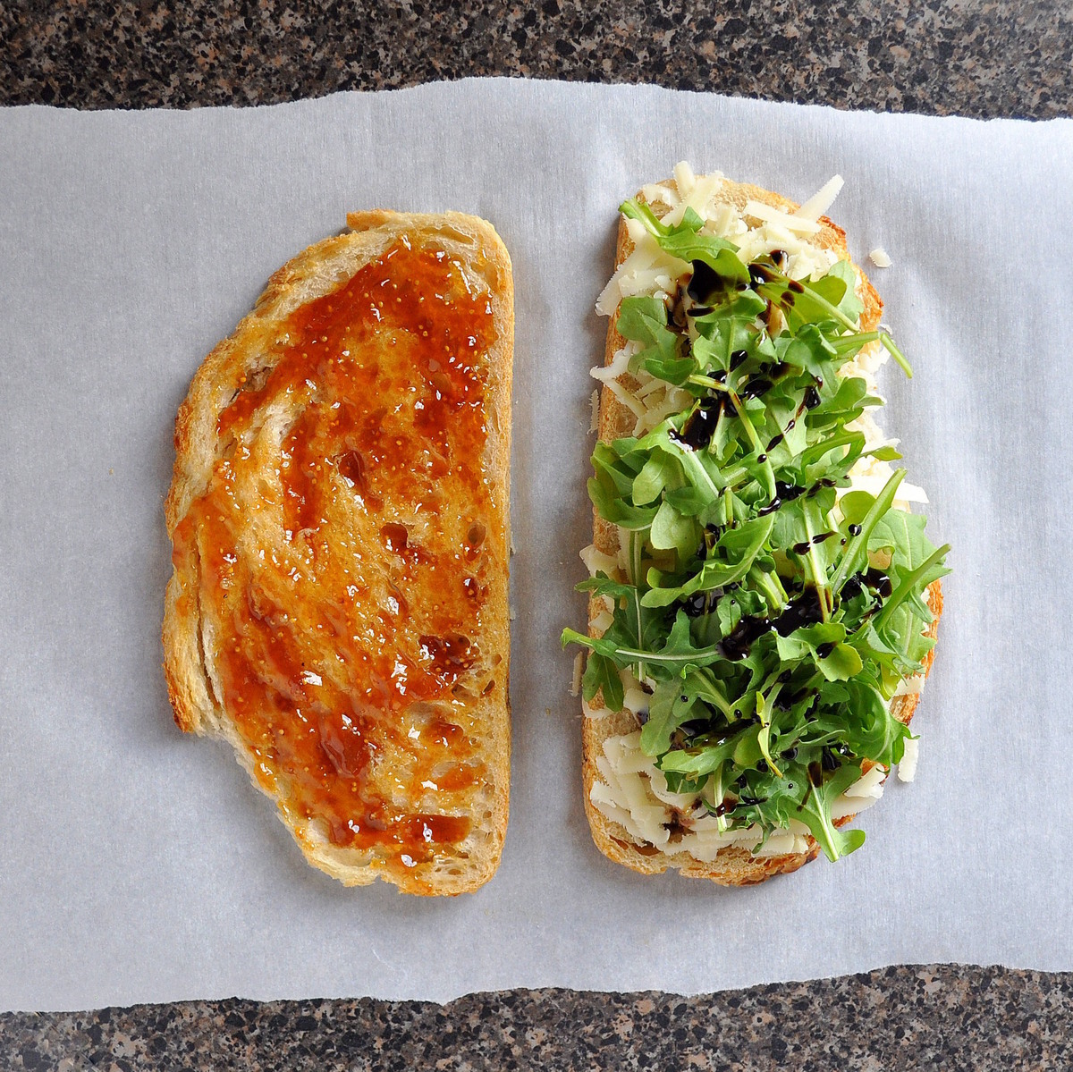 BREANNA'S RECIPE BOX White Cheddar and Fig Grilled Cheese