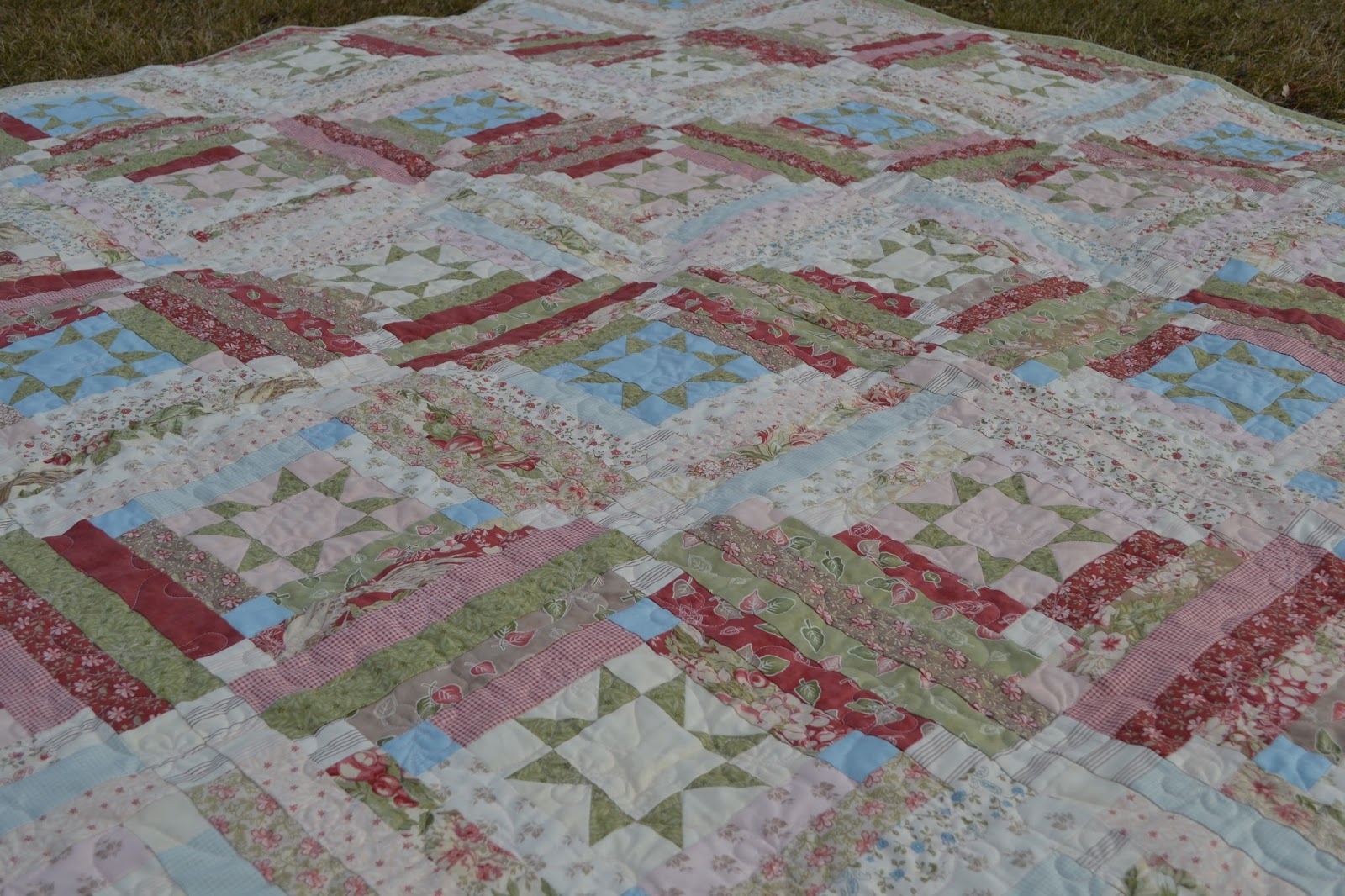 Libby's Log Cabin Quilt