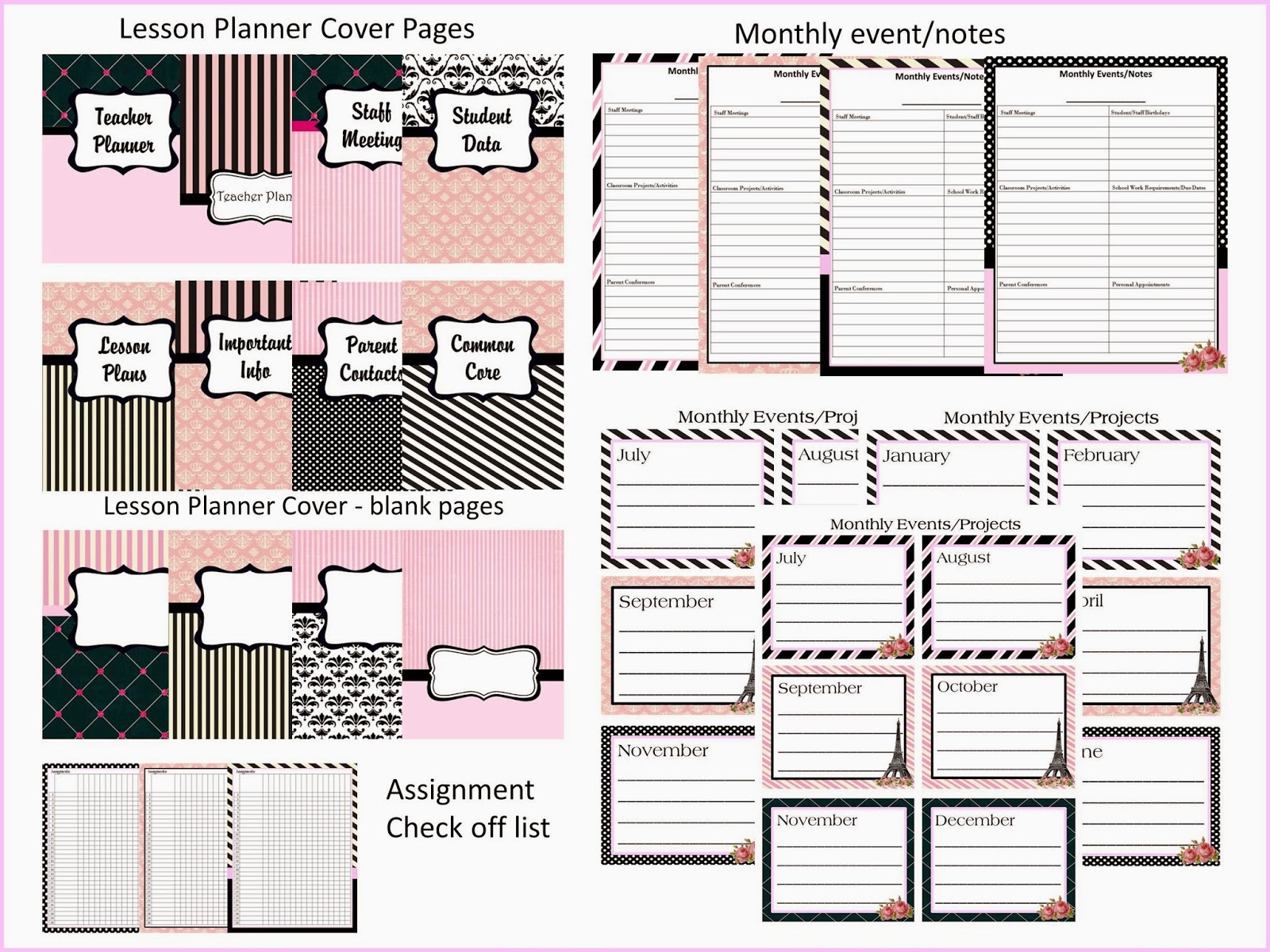 http://www.teacherspayteachers.com/Product/Teacher-Planner-2013-2014-Paris-Theme-pink-and-black-740895