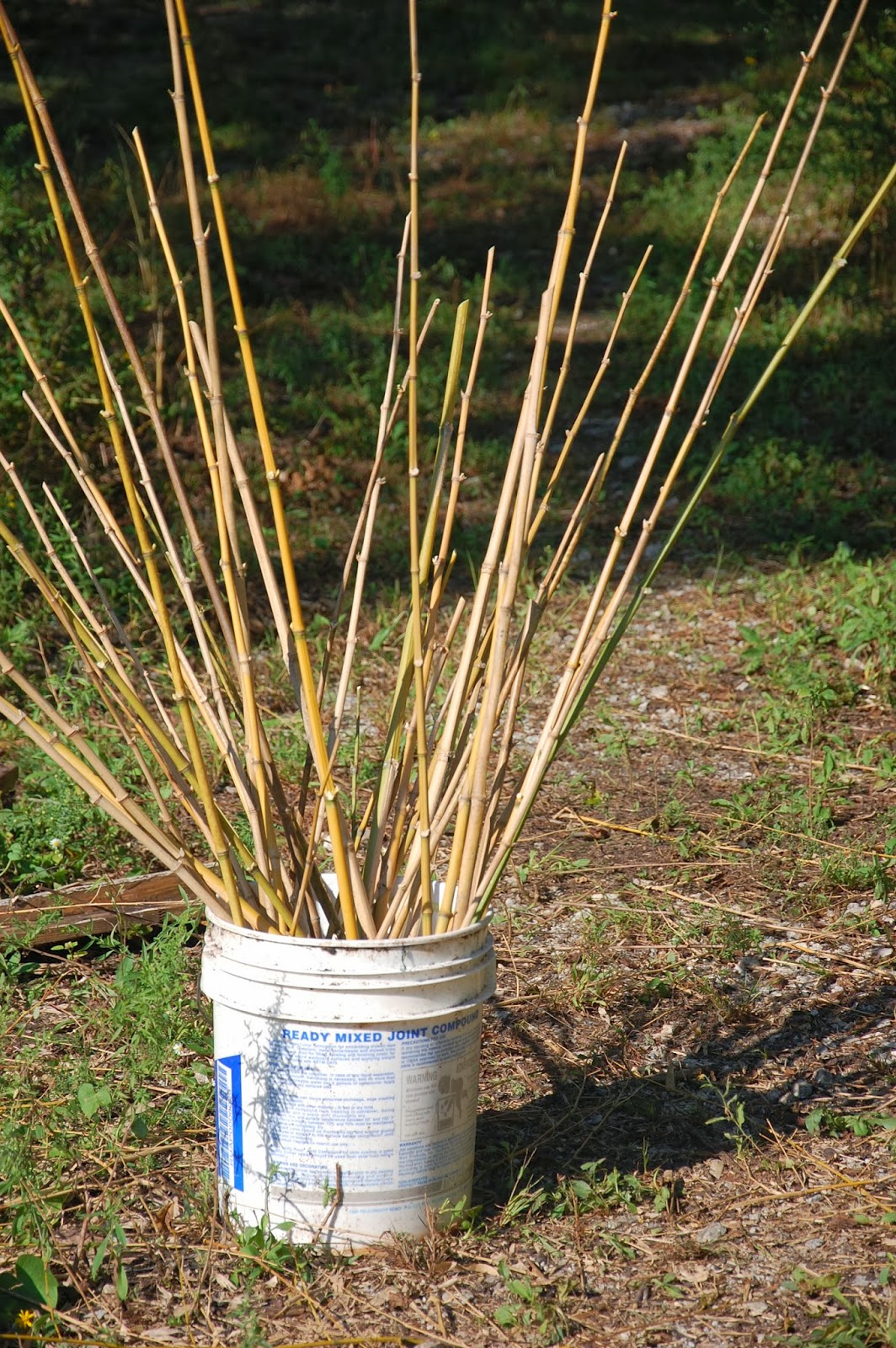 The Hippie Homestead Building a Raised Bed with Bamboo