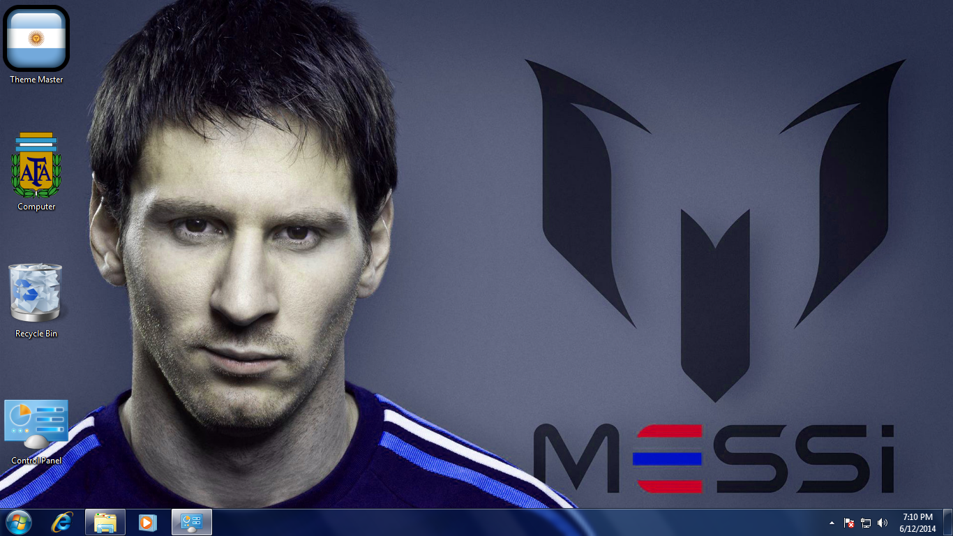 Lionel Messi Windows Theme Free Download Free Argentina Team Football Windows Theme