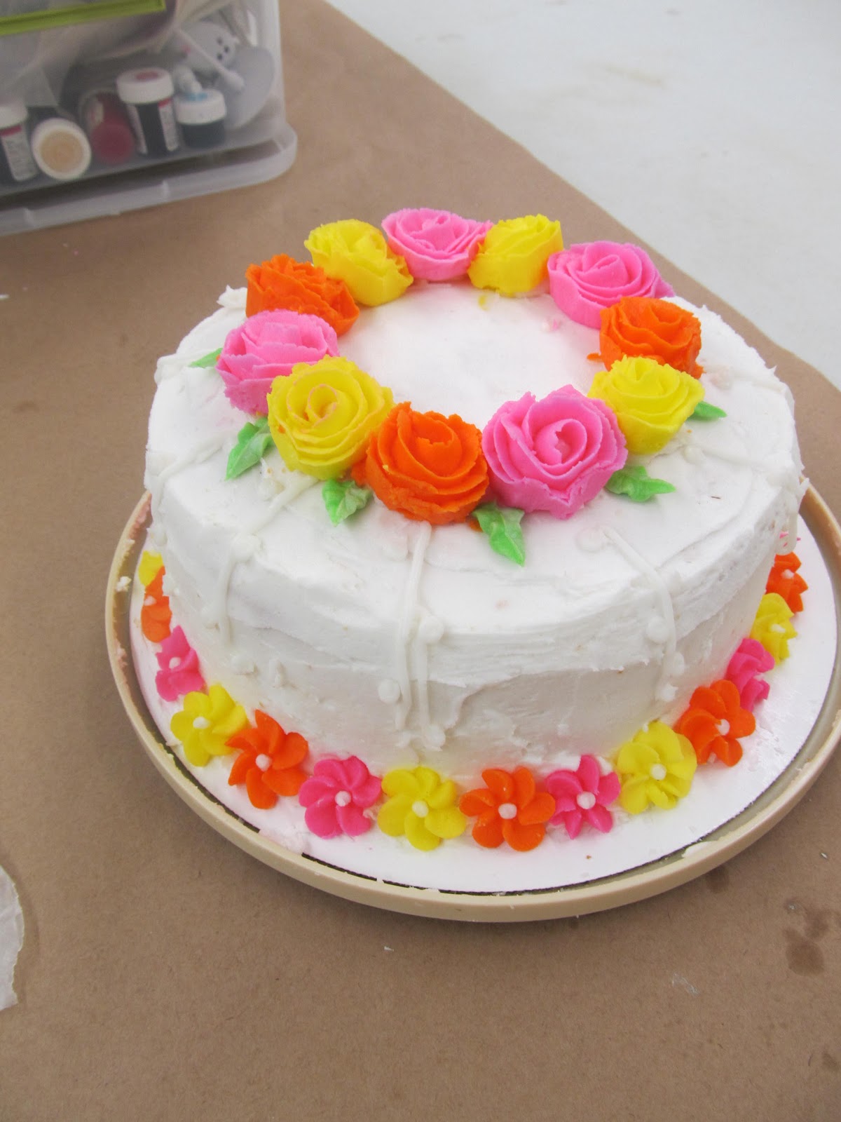 Cake Crumb Girl: Course one: Wilton Cake Decorating Basics ...