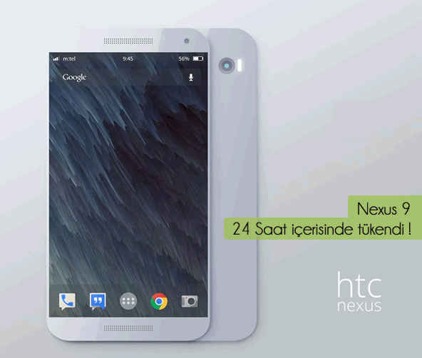 Nexus 9 24 Saat İçerisinde Tükendi Nexus 9 24 Saat İçerisinde Tükendi