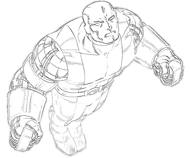 Printable Marvel Ultimate Alliance 2 Colossus Action Coloring Pages printable-marvel-ultimate-alliance-2-colossus-action-coloring-pages