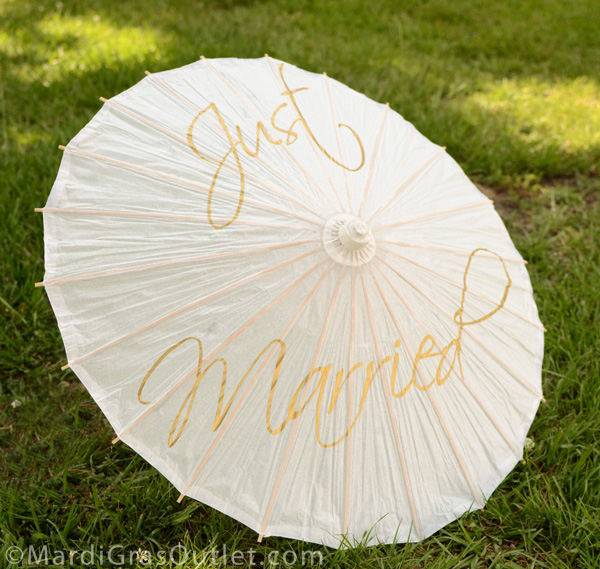 diy, painted, wedding, parasol, tutorial, paper parasol, umbrella