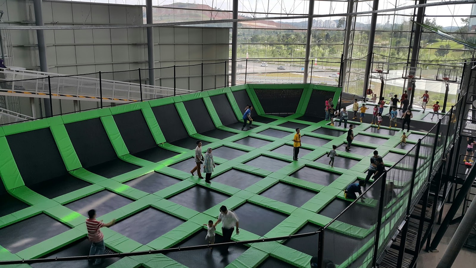 Trampoline/Launch Pad @ District 21 Trampoline/Launch Pad @ District 21