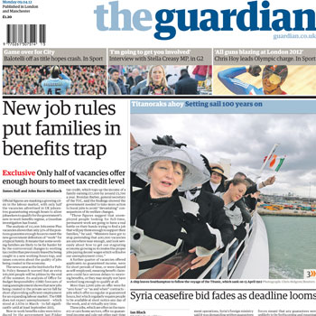 EVEN  the Clegg-clinging Guardian confesses that DWP is CAUSING poverty in the UK