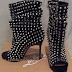 christian louboutin guerilla slouchy studded suede ankle boots ...