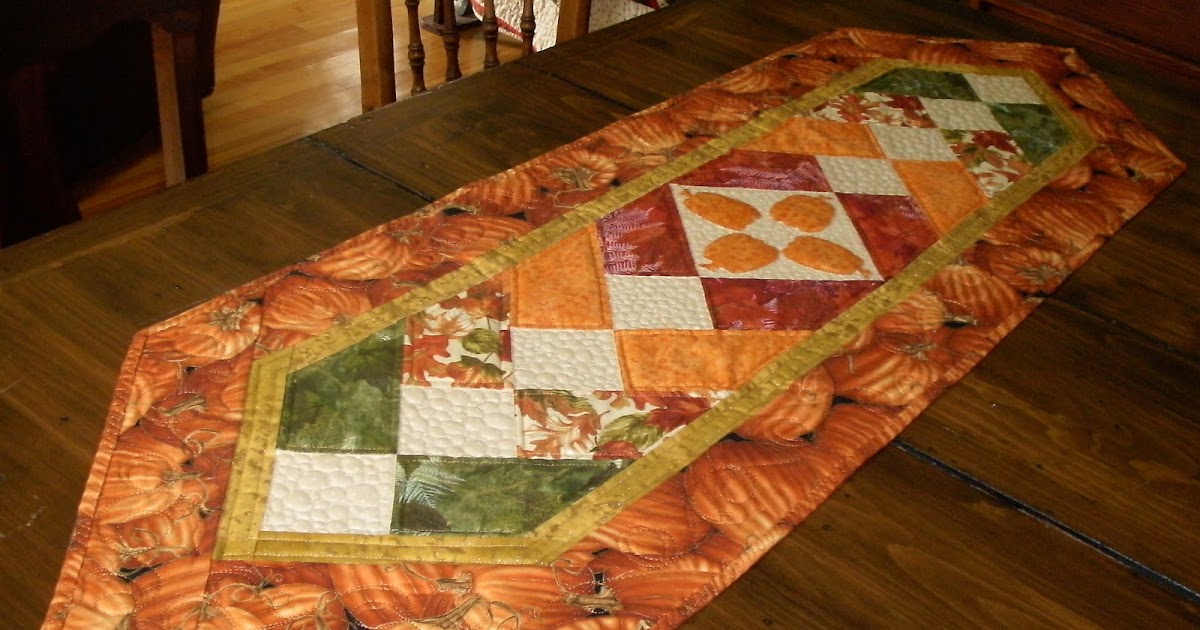 table runner NEW 849 TABLE RUNNER USING BORDER FABRIC