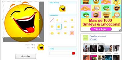 Criar Emoticons Personalizados online para MSN