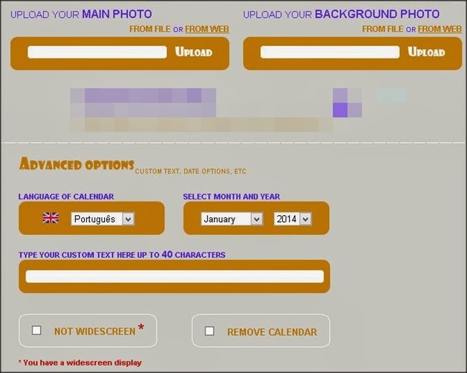 configurar calendário online