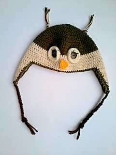 Topi Rajut Owl, Crochet Owl Hat, Crochet Baby Hat