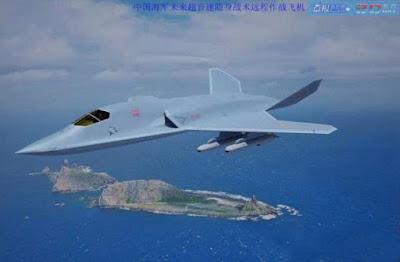 Konsep pesawat tempur pembom siluman baru China Konsep pesawat tempur pembom siluman baru China
