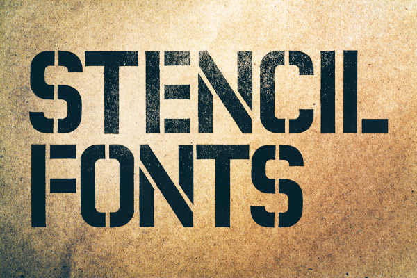 stencils fonts free