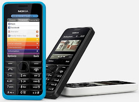 Nokia 301 dan Nokia 105 Spesifikasi