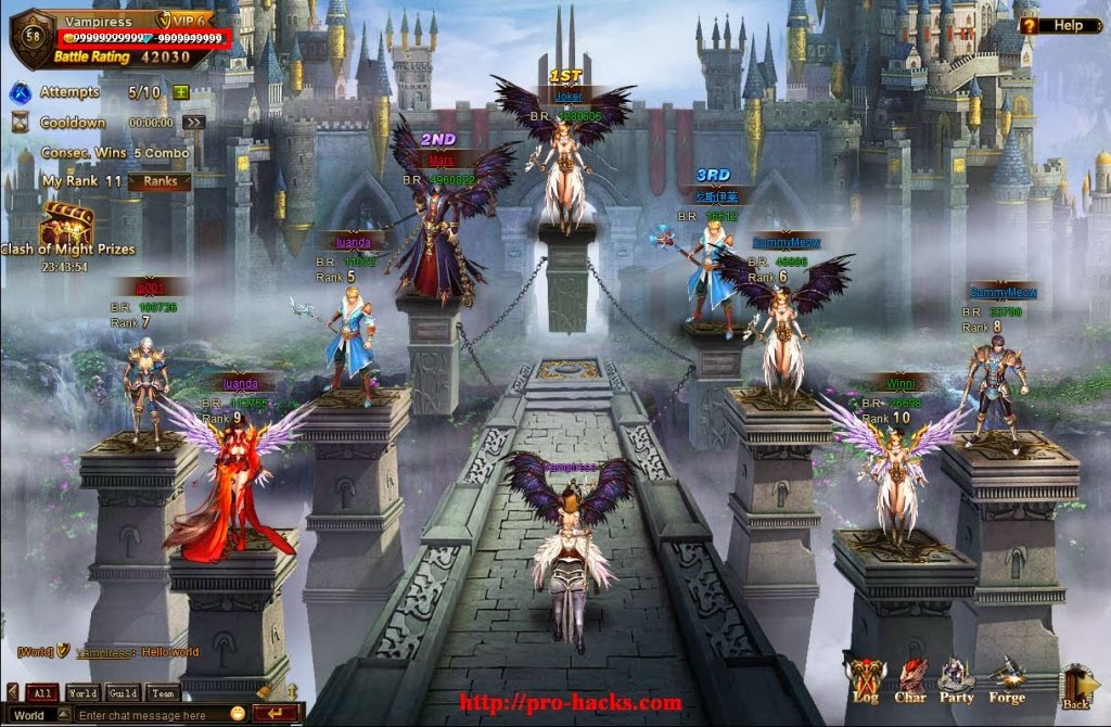 League Of Angels v.2.8 Outil de piratage