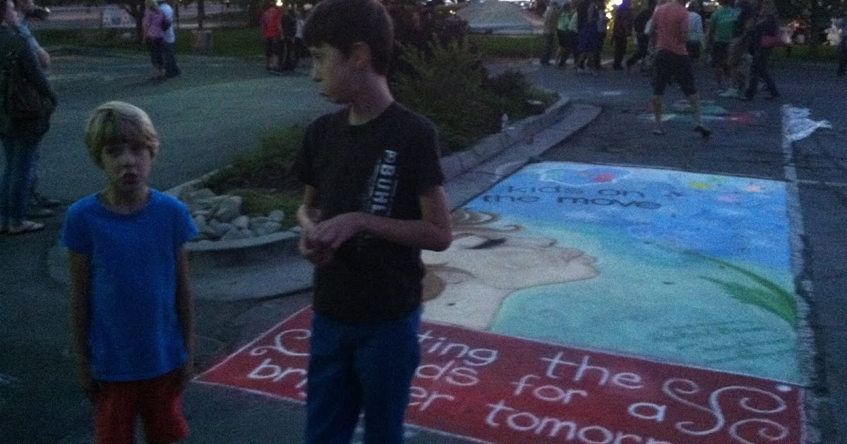 Our Life... Chalk One Up for the Kids... They Won!