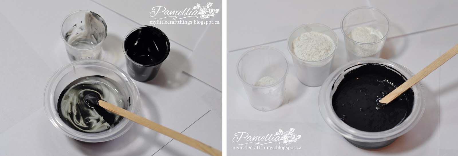 My Little Craft Things Homemade Texture Paste & Glitter Paste Tutorial