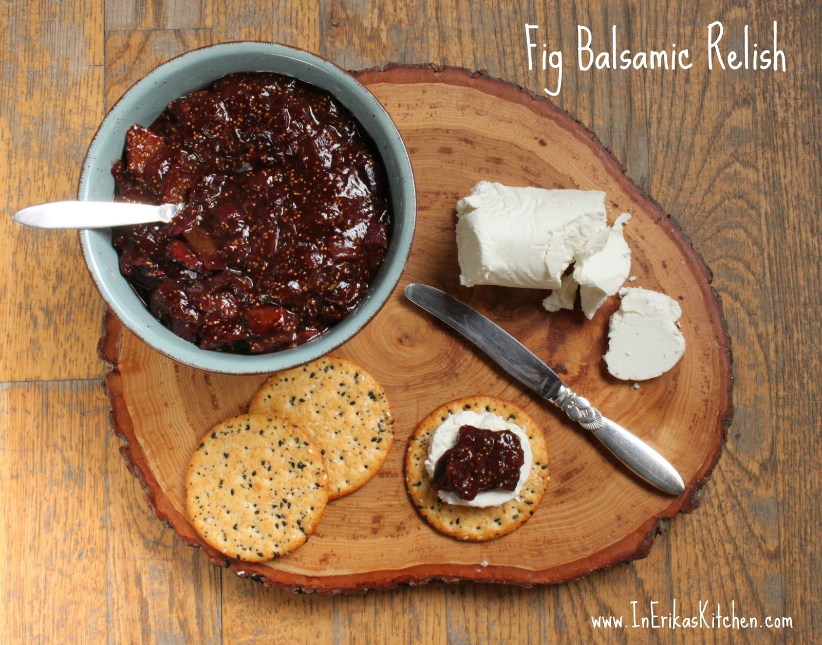 Fig balsamic vinegar relish