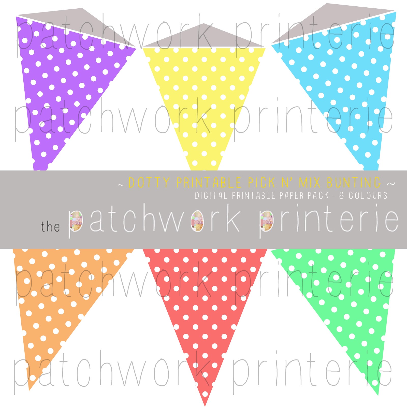 FlutterLove Cute Paper Bunting How To!