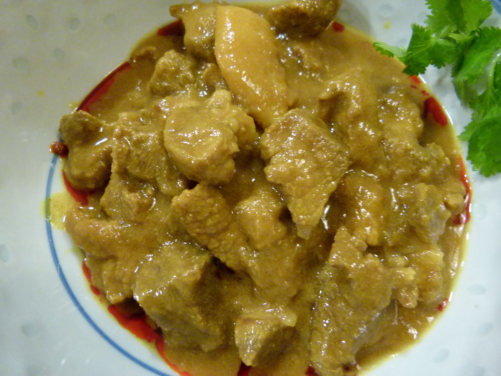 Five Cups Pork Curry with Mango Pickle [Burmese]